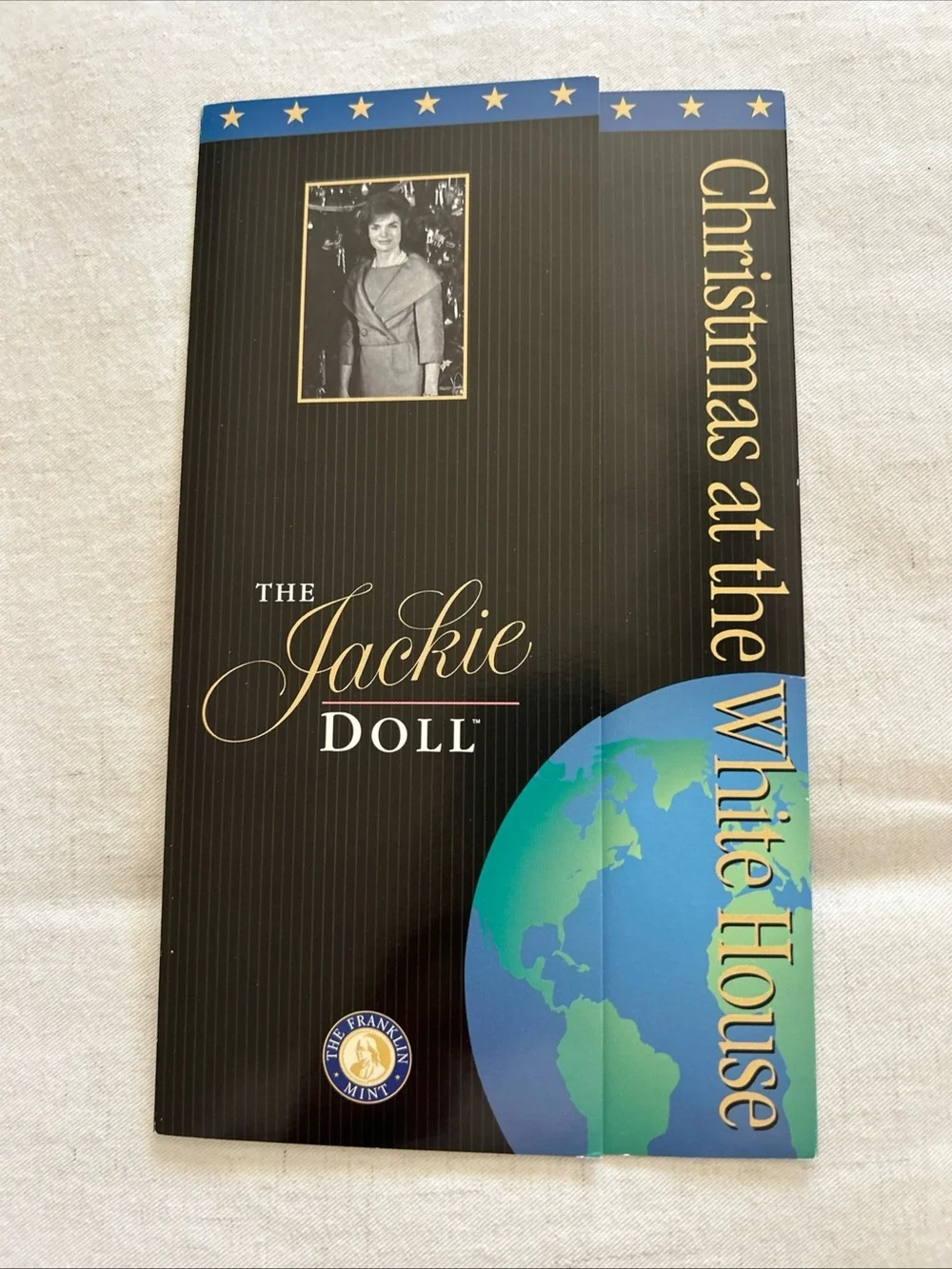 Franklin Mint Jackie Kennedy Doll  Accessories Christmas At The White House COA